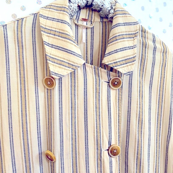 SOLD:Free People Trench Coat ~ - Picture 3 of 12